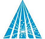 A illustration of a spray pattern.